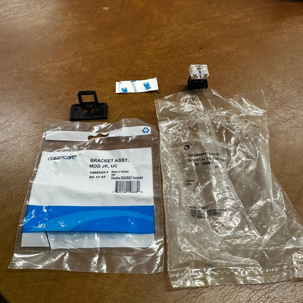Commscope‎ 558054-1 Undercarpet System Cat 5E SL110 Modular Jack Bracket Kits